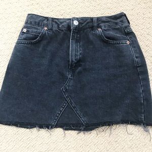 Topshop jean skirt